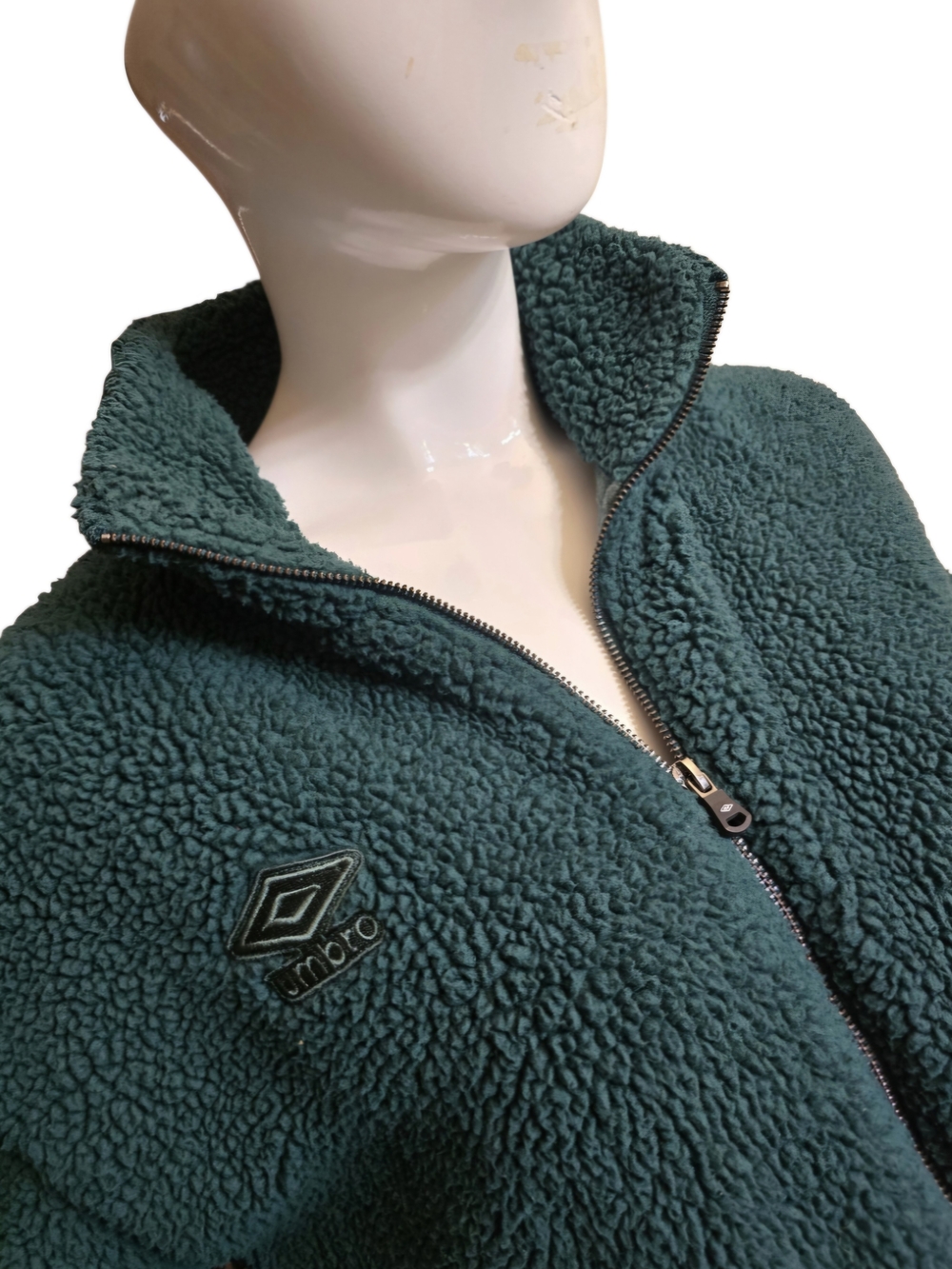Umbro Women's Teal Sherpa Zip Jacket